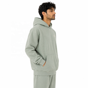 Conjunto de Sudadera con Capucha y Pantalones Deportivos Premium para Hombre, Estilo Casual y Urbano, Hombros Caídos, Suministro de Fábrica - Product Image 2