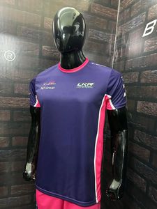 Chemise à manches courtes pour homme, en tricot imprimé, respirante, séchage rapide, sportive, cyclisme, course automobile F1, course de moto - Product Image 4