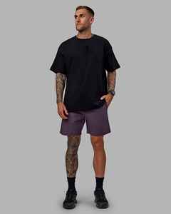 Pantalones Cortos Bermuda de Algodón de Color Sólido para Hombre, Cintura Elástica, Corte Medio, Estilo Casual, Tejido Transpirable con Bolsillos, Venta al por Mayor - Product Image 4
