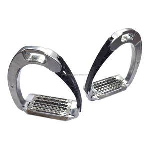Suministros Ecuestres, Estribos de Aluminio Plateado para Montar a Caballo - Product Image 2