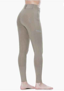 New Fashionable High Waisted <b>Black</b> Horse Leggings Customized Eco Friendly Equestrian Clothing Women Compression <b>Pants</b> - Product Image 2