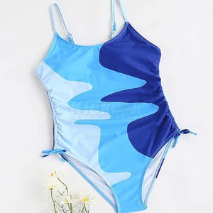 Traje de Baño de Una Pieza para Mujer, Nuevo Diseño, Tela Suave de Secado Rápido y Transpirable, Logotipo Frontal, para Actividades Diarias en la Piscina y la Playa - Product Image 2