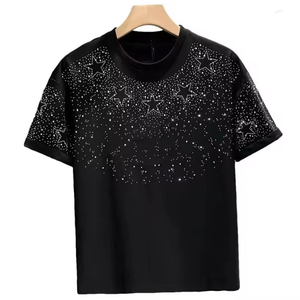 Camisetas de Hombre con Pedrería 100% Algodón, Camisetas de Hombre con Pedrería de Alta Calidad, Servicio OEM, Camisetas de Hombre de Peso Pesado - Product Image 5