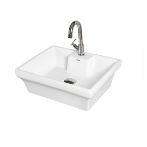 Qualité supérieure, fabriqué en Inde, lavabo en céramique blanche, lavabo de table blanc pour les acheteurs en gros - Product Image 1