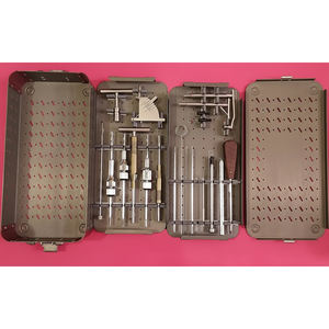 Juego de Instrumentos DHSDCS con Caja Gráfica de Aluminio de Barril Corto para Ortopedia - Product Image 1
