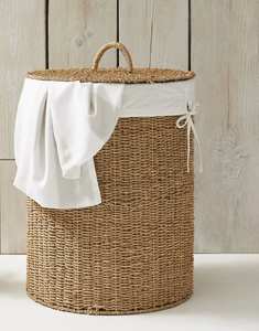 Vietnam Rattan Storage <b>Basket</b> Handmade Natural Organizer for Home Decor Living Room Kitchen <b>Laundry</b> Wholesale Supplier - Product Image 2