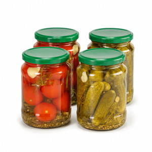 Wholesale Price Natural <b>Pickled</b> Assorty Whole Unpeeled Cucumber and Tomato Packed in Various Size <b>Jar</b> - Product Image 1
