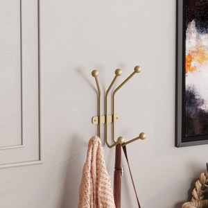 Crochets muraux doubles en métal antirouille pour cuisine, salle de bain, chambre à coucher - Product Image 6