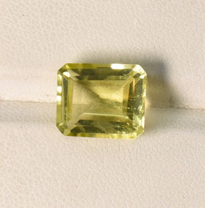 Quartz citron naturel, pierre précieuse octogonale, 12x10 mm, 5,50 carats - Product Image 1
