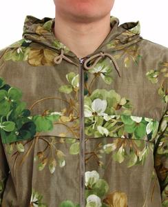 Chaqueta cortavientos por sublimación con estampado de flores personalizado, chaqueta cortavientos de nailon con forro de satén personalizado de talla grande, bloque de Color transpirable - Product Image 4