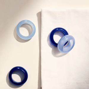 Premium Decorative Resin Napkin Ring With Modern Design For <b>Wedding</b> Dining Table And Home Decoration - Product Image 1