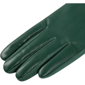 Gants de conduite en cuir tendance pour hommes avec doublure en peau de mouton et découpe pour écran tactile pour une utilisation facile du téléphone - Product Image 2