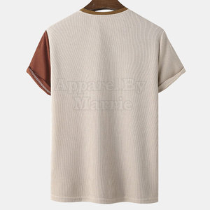 เสื้อยืดผู้ชายสไตล์เท่ห์ ใส่สบาย ดีไซน์เรียบง่าย เหมาะสำหรับใส่ในชีวิตประจำวัน สไตล์สตรีทแฟชั่นสุดอินเทรนด์ พร้อมสัมผัสนุ่มละมุน - Product Image 2