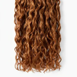 ผมแท้แบบ Remy Weft สีน้ำตาล ลอนธรรมชาติ เนื้อนุ่ม หนาเต็ม ปริมาณมาก - Product Image 5