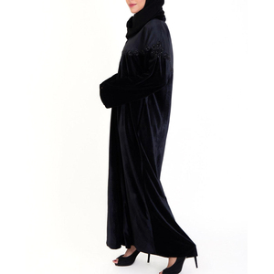 Robe Abaya élégante pour femmes, coupe A, longue, maxi, avec une coupe confortable pour les occasions religieuses et sociales - Product Image 2