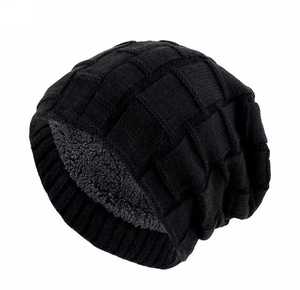 Unisex Solid <b>Beanie</b> Hat Polyester Hand Knitted Adjustable Breathable & <b>Waterproof</b> Casual Winter Headwear for Adults 56-58CM - Product Image 2