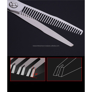 High Grade Japanese Stainless Steel <b>Hair</b> <b>Thinning</b> <b>Scissor</b> & Barber <b>Scissors</b> Shears - Product Image 4