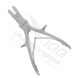 Instruments chirurgicaux IAA : Instruments chirurgicaux professionnels manuels de haute qualité en acier inoxydable, 8 pièces, dont des Rongeurs et des Pinces. - Product Image 2