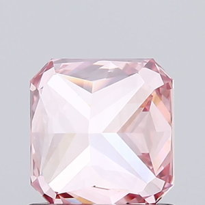 Diamante Cultivado en Laboratorio de 1 Quilate, Corte Radiante Cuadrado, Color Rosa Intenso, Claridad VS, Certificado IGI, Diamante Suelto para Joyería - Product Image 3