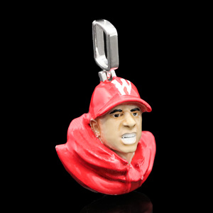 Colgante de Pato de Dibujos Animados con Diamantes, Chapado en Oro, Aleación de Zinc, Joyería de Regalo para Hombre, Estilo Hip Hop - Product Image 2