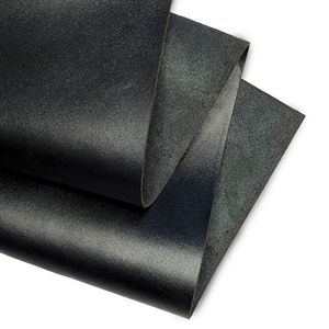 Black Color Eco Friendly Genuine <b>Leather</b> Sheet Custom Length & Thickness Eco Friendly Hot Selling Natural <b>Leather</b> Grain - Product Image 1