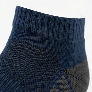 Crew <b>Socks</b> Solid Navy Blue Knitted Polyester Spandex Quick Dry <b>Running</b> Athletic <b>Socks</b> for Adults Spring Season - Product Image 4