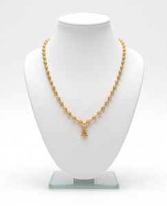 DIVYORO Women's Classic 22k Gold Plated Square Box Link <b>Chain</b> for Religious Ceremonies & Everyday Wear - Product Image 1