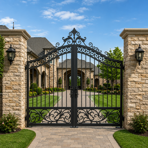 Upgrade your property with heavy-duty wrought iron <b>gates</b> engineered for long-lasting protection and sophisticated visual style! - Product Image 3
