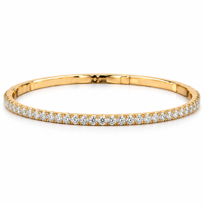 Bracelet tennis de luxe en or jaune 14 carats avec diamants naturels 1,69 CT SI G-H |   Fournisseur en gros de bijoux fins, exportateur, fournisseur mondial - Product Image 1
