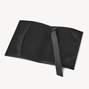 Genuine PU Leather Vintage RFID Blocking Short Open Passport <b>Holder</b> Top-layer Cowhide Clip Simple Card ID <b>Holder</b> <b>Wallet</b> - Product Image 3