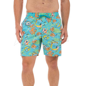 Shorts de Baño de Verano de Alta Calidad con Estampado de Palmeras, Shorts de Playa para Hombre, Shorts de Algodón Casuales de Verano, Secado Rápido para Natación y Pesca - Product Image 2