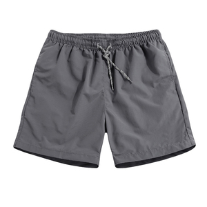 Shorts de plage modernes pour hommes, légers, à séchage rapide, maillots de bain décontractés d'été avec cordon de serrage ajustable à la taille - Product Image 1