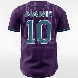 Maillot de baseball respirant imprimé avec design et logo personnalisés, prix de gros, logo personnalisé, sans manches pour homme, 100% polyester - Product Image 3