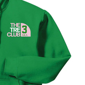   เสื้อฮู้ดปักลาย The Deuce Club 2 สีเขียว ผ้าฝ้ายพรีเมียมเนื้อนุ่ม สวมหัว มีฮู้ด แบบยูนิเซ็กส์ - Product Image 4