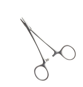 Porte-aiguille dentaire chirurgical Converse HEX-NH-44, 12 cm, à mâchoires dentées, en acier inoxydable, instruments de chirurgie plastique, garantie à vie - Product Image 1
