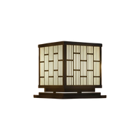 Lampe de poteau noir Vietnam CM IP65 Extérieur/Mur/Villa/Jardin 1 an Garantie Acier/Inox 3500K (Blanc Chaud) 300 lm LED Décoration