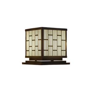 Lampe de poteau noir Vietnam CM Decor Extérieur/Mur/Villa/Jardin 1 an de garantie acier/inox 3500K (Blanc Chaud) 300 lm LED Décoration - Product Image 1