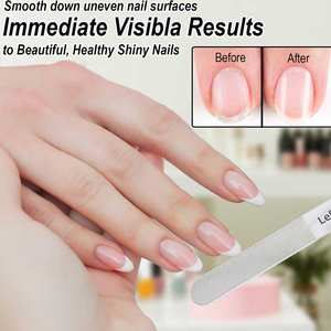 Lime à ongles double face jetable en acier inoxydable pour un façonnage de précision, robuste pour les ongles épais et en acrylique - Product Image 3