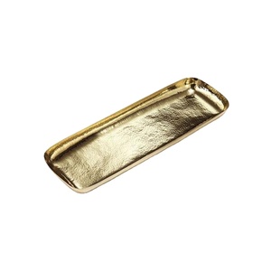 Bandeja de Lujo para Chocolates Estilo Árabe, Bandejas para Servir Dátiles y Postres, Plato Dorado de Metal, Artesanía de Grado Alimenticio, Bandeja para Ramadán, Decoración del Hogar - Product Image 1