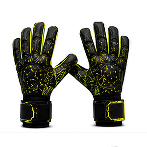 Guantes de Portero de Fútbol BLACK RACING GEAR, Material PU, Protección Completa para los Dedos, Unisex, Uso en Exteriores, Cierre de Tirón, Embalaje en Caja - Product Image 4