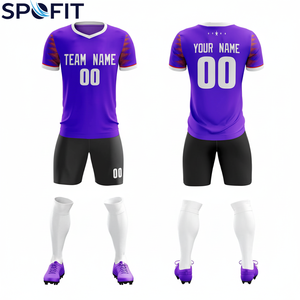 Uniforme de Fútbol Sublimado Personalizado de Último Diseño, Transpirable, Liso, 2026, Nueva Llegada, Servicios OEM, Uniformes de Fútbol Ajustados - Product Image 4