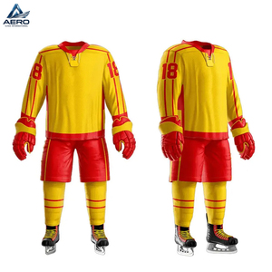 Uniforme de Hockey sobre Hielo Personalizado de Alta Calidad, Sublimado, al por Mayor, para Equipos, de Manga Larga, Transpirable - Product Image 5