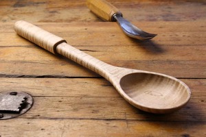 ช้อนไม้แกะสลักด้วยมือ ช้อนเสิร์ฟขนาดเล็กน่ารักๆ อุปกรณ์ทำมือสไตล์เรสติก และไอเดียของขวัญสุดพิเศษ - Product Image 5