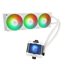 Refroidisseur de processeur liquide AIO Thermalright Frozen Warframe 360 WHITE ARGB avec écran IPS de 2,4 pouces, pompe 3000 RPM, compatible Intel LGA 1851 AM5, pour montage PC