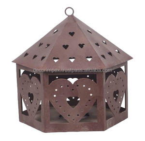 Décor indien ferme vendu à Antique peint en fonte Mini maison pour la décoration intérieure Noël maison cadeaux maison salon - Product Image 4