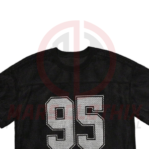 Maillots de football américain rétro pour adultes, prix de gros, impression par sublimation, logo personnalisé, maillot de football américain en mesh - Product Image 6
