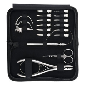Kit de Pinzas para Extensiones de Cabello con Color, Tamaño y Logotipo Personalizados, Pinzas de Punta Fina de Alta Calidad, Pinzas Profesionales para Extensiones de Cabello - Product Image 5