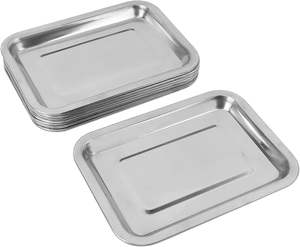 Bandeja Organizadora de Instrumentos Quirúrgicos de Acero Manual de Alta Calidad para Uso Profesional en Laboratorios Médicos - Product Image 3