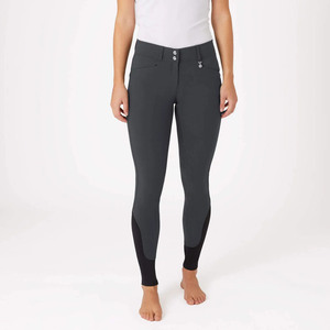 Pantalon d'équitation taille haute élastique coupe skinny uni – Équipement d'équitation Jodhpur & Breeches - Product Image 4