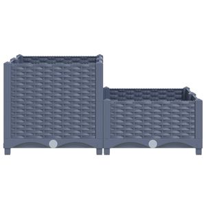 Medium Durable Blue Grey Polypropylene Raised <b>Bed</b> Grow <b>Bags</b> - Product Image 4